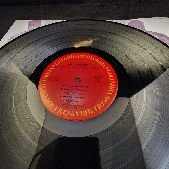 1987 FULL FORCE "Guess Who's Coming To The Crib?" LP Album Vinyl Record CBS Inc - Picture 4 of 9